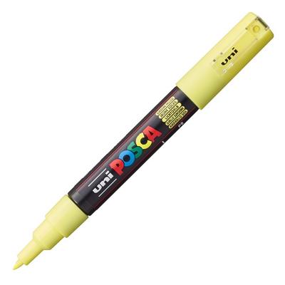 Uni Posca Su Bazlı Poster Markörü Pc-1M 0,7Mm Yuvarlak Uçlu Güneş Sarı