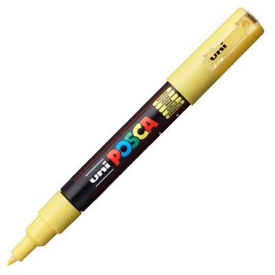 Uni Posca Su Bazlı Poster Markörü Pc-1M 0,7Mm Yuvarlak Uçlu Sarı
