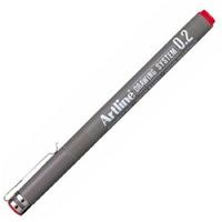 Artline Drawing System Çizim Kalemi 0,2Mm Kırmızı