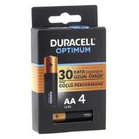 Duracell Optimum Aa Kalem Pil 4'Lü Paket