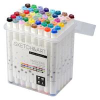 Bruno Visconti Sketch&Art Çift Taraflı Marker Kalem Seti 48'Li