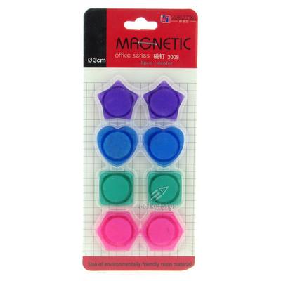 Amjiya 2016 Magnet Mıknatıs 2,5Cm Şekiller 8'Li
