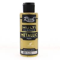 Rich Professional Multi Surface Akrilik Boya 120Cc 6504 Metalik Altın