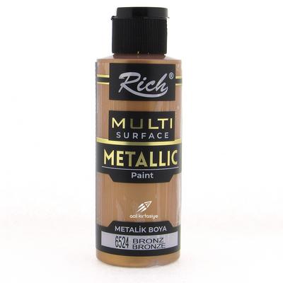 Rich Professional Multi Surface Akrilik Boya 120Cc 6524 Metalik Bronz