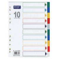 Kraf Plastik Seperatör 10 Renk
