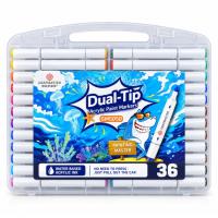 Graphmaster Çift Taraflı Akrilik Marker Kalem Seti Fırça Uçlu 36'Lı