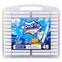 Graphmaster Çift Taraflı Akrilik Marker Kalem Seti Fırça Uçlu 48'Li