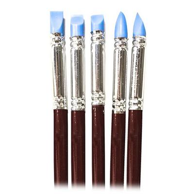 Kauçuk Fırça Seti 5'Li İnce Uçlu