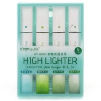 Hangli Hp-6670C Fosforlu Kalem 4'Lü Set Yeşil Tonlar