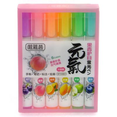 Maxx Wyh061 Kokulu Fosforlu İşaretleme Kalem Seti 6'Lı