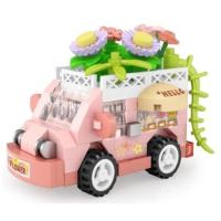 Loz 8640 Çiçek Arabası 160 Parça Micro Block Puzzle