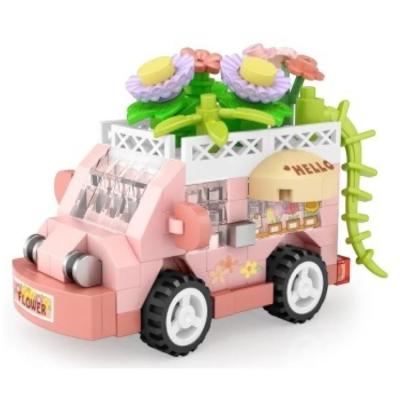Loz 8640 Çiçek Arabası 160 Parça Micro Block Puzzle
