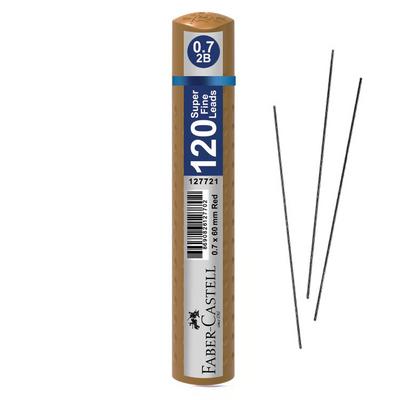Faber-Castell 120'Li Kalem Ucu Super Fine Min 60Mm 2B 0,7 Gold Tüp
