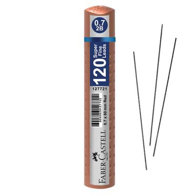 Faber-Castell 120'Li Kalem Ucu Super Fine Min 60Mm 2B 0,7 Rose Gold Tüp