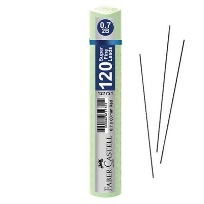 Faber-Castell 120'Li Kalem Ucu Super Fine Min 60Mm 2B 0,7 Pastel Yeşil Tüp