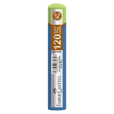 Faber-Castell 120'Li Kalem Ucu Super Fine Min 60Mm 2B 0,5 Mavi Yeşil Tüp