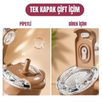 Vagon Life D2553 Diller Tritan Matara 860Ml Kahverengi