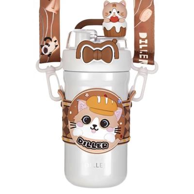 Vagon Life Diller D9391 Çelik Termos Matara 490Ml Kedi Desenli