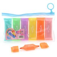 Maxx Duole Dl-206 Mini Fosforlu Kalem Seti 6'Lı Set Sweet