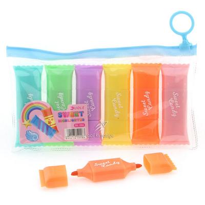 Maxx Duole Dl-206 Mini Fosforlu Kalem Seti 6'Lı Set Sweet