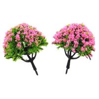 Plastik Figür Ağaç Çiçekli 5Cm 2 Adet