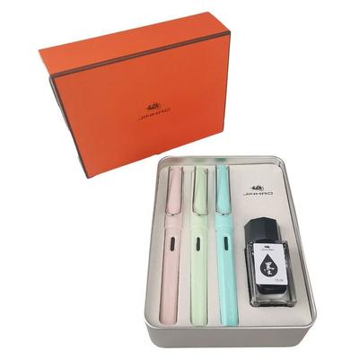 Jinhao 4 Parça Dolmakalem Seti Metal Kutuda