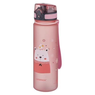 Uzspace 3026 Tritan Matara 500Ml Sevimli Hayvanlar Pembe