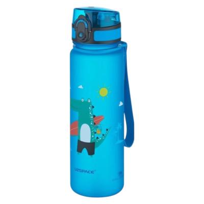 Uzspace 3026 Tritan Matara 500Ml Sevimli Hayvanlar Mavi
