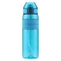 Uzspace 4106 Silikon Gövde Tritan Pipetli Matara 700Ml Deep Sea Blue