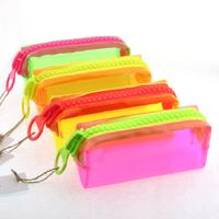 Unicus 912 Big Zip Neon Şeffaf Kalem Çantası