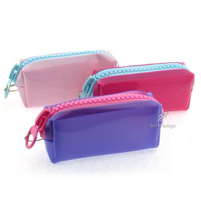 Unicus 914 Big Zip Pastel Şeffaf Kalem Çantası