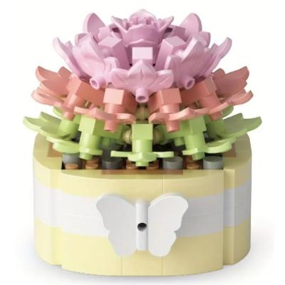 Panlos P1255 Similasyon Çiçek Serisi 232  Parça Block Puzzle
