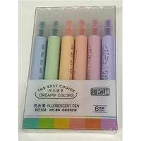 Maxx 934 Mini Fosforlu Kalem Seti 6'Lı Set