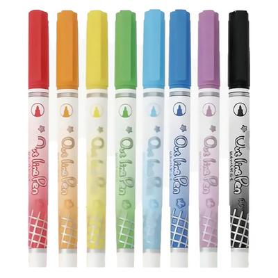 Chosch Cs-H815 Outline Pen Kontür Kalemi 8'Li Set