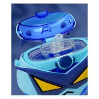Cocosmile Cs-0005 Straw Robot Tritan Matara 630Ml Blue