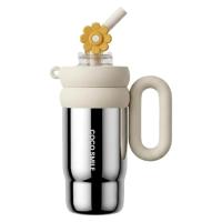 Vagon Life Coco Smile 8827 Termoslu Çelik Matara 760Ml Bej