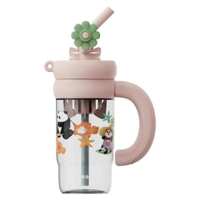Vagon Life Coco Smile 8832 Tritan Matara 1000Ml Pembe-Yeşil