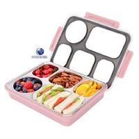 Vagon Life Bl50122 Çelik Hazneli Lunch Box Beslenme Kabı Pembe