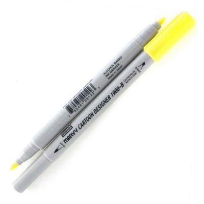 Marvy 1900-B Cartoon Designer Marker 22 Lemon Yellow
