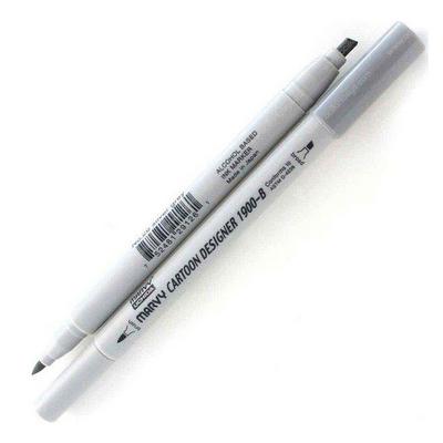 Marvy 1900-B Cartoon Designer Marker 26 Silver Grey