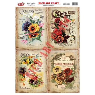 Rich Pirinç Dekopaj Kağıdı A3 30X42cm 8091