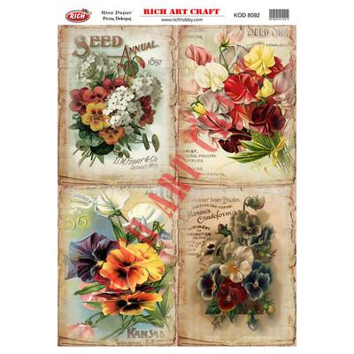 Rich Pirinç Dekopaj Kağıdı A3 30X42cm 8092