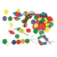 King Kids Gb 7210 Eğitici Geometrik Düğmeler 96 Parça