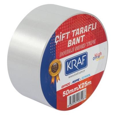 Kraf Çift Taraflı Bant 25Mx50mm