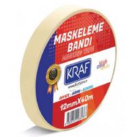 Kraf Maskeleme Bandı Kağıt Bant 12Mmx40m
