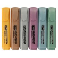 Kraf 355 Fosforlu Kalem Metalik 6'Lı Set