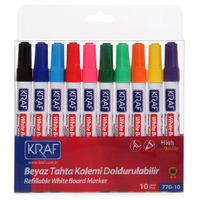 Kraf 770 Doldurulabilir Tahta Kalemi 10'Lu Set