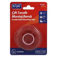 Kraf Çift Taraflı Silikon Montaj Bandı