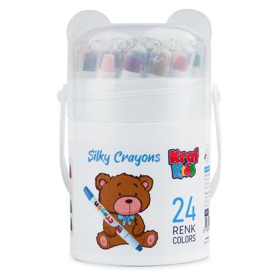 Kraf Kids Kk505 Çevirmeli Pastel Boya 24 Renk