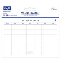Kraf 1410W Yapışkanlı Haftalık Planlayıcı 14X10cm 30 Yaprak